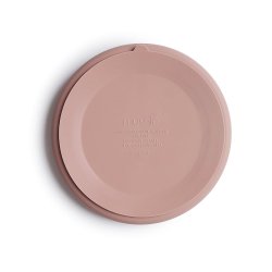 Mushie Silikone Tallerken Blush