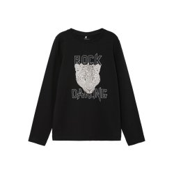 Name It T-shirt Fonethea Black