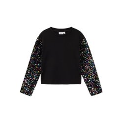 Name It Bluse LS Runica Black