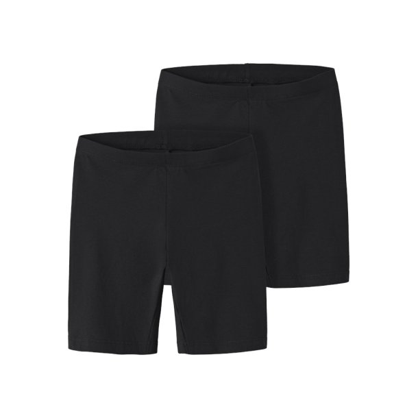 Name It Cykelshorts Kids 2-pak Vivian Short Leggins Black