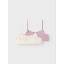 Name It Bralette 2-pak Short Strap Top Floral Buttercream