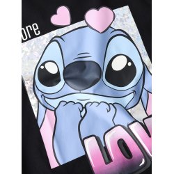 Name It T-shirt Kids SS Fora Stitch Black
