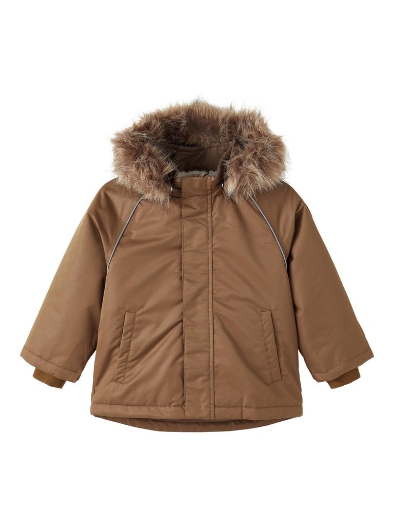 NAME IT Mädchen Schneejacke SNOW05 - Winterjacke Wasserfest