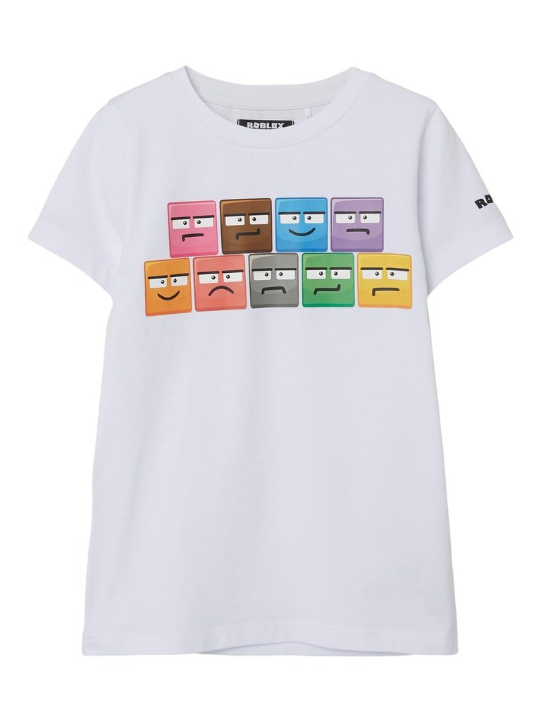 Name Bluse T-shirt Jadi Roblox Bright White - Bluser & t-shirts - Emilys