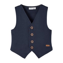 Name It Vest Resad Waistcoat Dark Sapphire