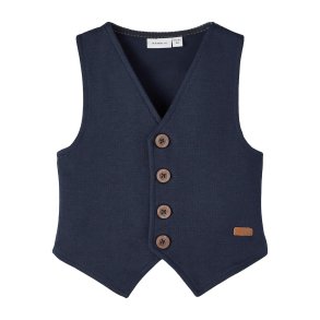 Name It Vest Resad Waistcoat Dark Sapphire