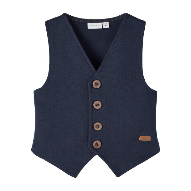 Name It Vest Resad Waistcoat Dark Sapphire