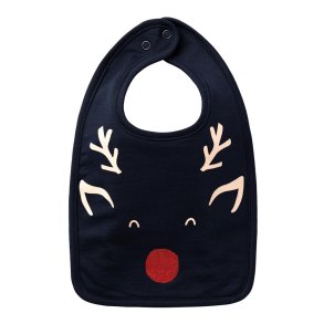 Name It Hagesmk Santa Scarf Bib Rudolf Dark Sapphire