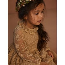 Lil' Atelier Kjole Roa Tulle Warm Sand