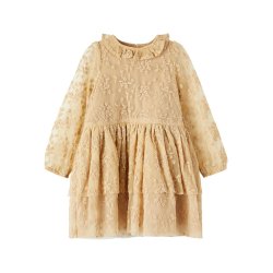 Lil' Atelier Kjole Roa Tulle Warm Sand
