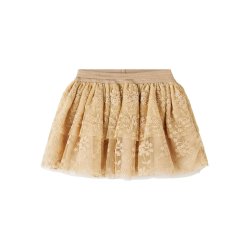 Lil' Atelier Nederdel Roa Tulle Skirt Warm Sand