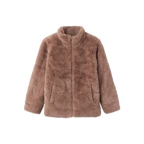 Name It Pelsjakke Mosa Fake Fur Brownie