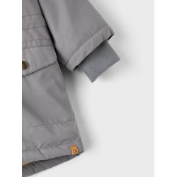 Lil' Atelier Vinterjakke Golan Long Quiet Shade