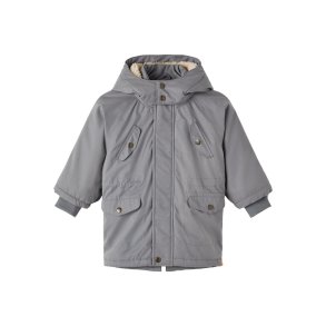 Lil' Atelier Vinterjakke Golan Long Quiet Shade