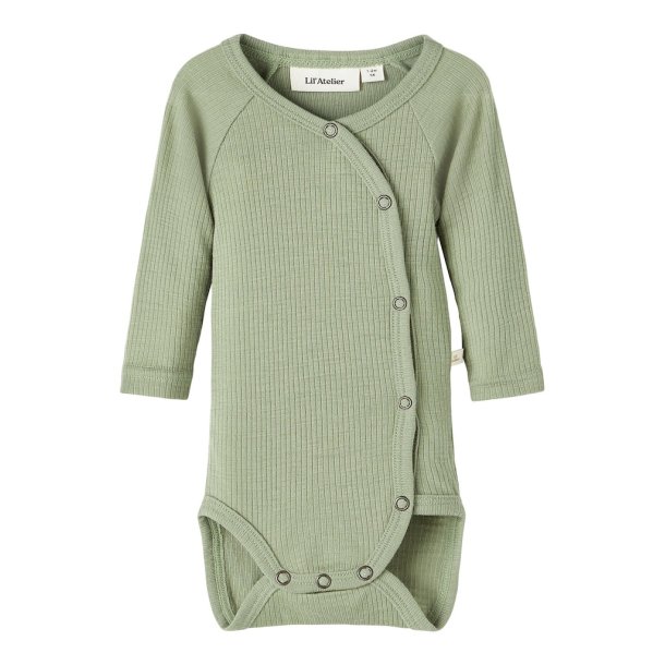 Lil' Atelier Body Uld LS Fable Slim Oil Green
