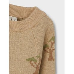 Lil' Atelier Sweatshirt LS Strik Lamao Pebble