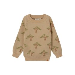 Lil' Atelier Sweatshirt LS Strik Lamao Pebble