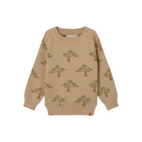 Lil' Atelier Sweatshirt LS Strik Lamao Pebble