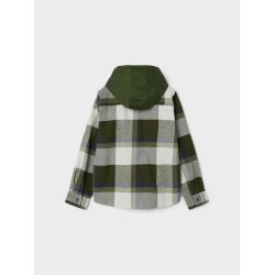 Name It Skjorte LS Osom Overshirt Rifle Green
