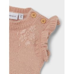 Name It Strik Vest Slipover Nemine Rose Smoke