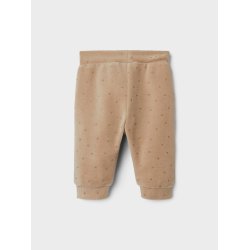 Name It Sweatpants Noya Velour Oxford Tan