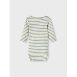 Lil' Atelier Body LS Geo Slim Smoke Blue