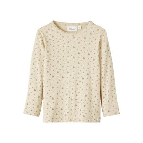 Lil' Atelier Bluse LS Gago Slim Wood Ash