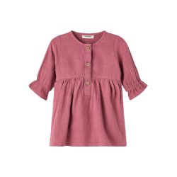 Lil' Atelier Kjolebody LS Heather Dry Rose