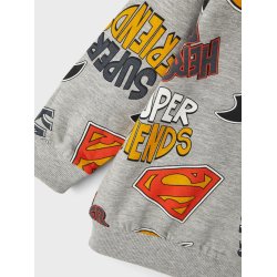 Name It Sweatshirt LS Solo Superfriends Grey Melange