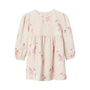 Name It Kjole LS Numa Unicorn Peyote Melange