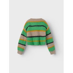 Name It Bluse Strik LS Subia Short Loose Irish Green