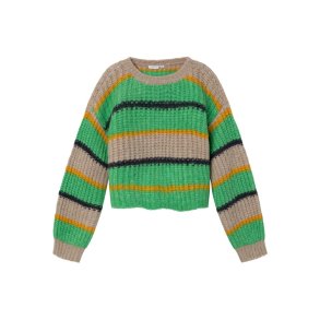 Name It Bluse Strik LS Subia Short Loose Irish Green