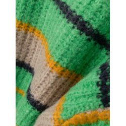 Name It Bluse Strik LS Subia Short Loose Irish Green