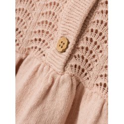 Lil' Atelier Kjole LS Strik Lara Rose Dust