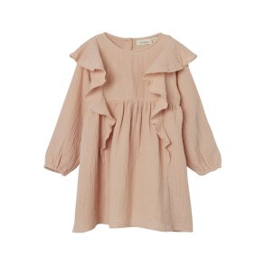 Lil' Atelier Kjole Ledolie LS Loose Rose Dust