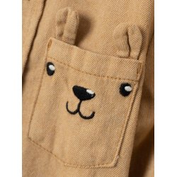 Name It Skjorte LS Rebam Bone Brown