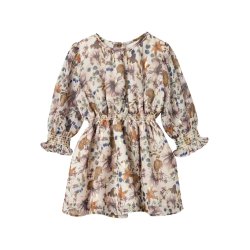 Name It Kjole LS Flora Jet Stream