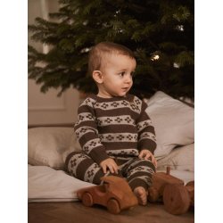 Lil' Atelier Bluse LS Strik Roger Rain Drum