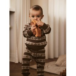 Lil' Atelier Bluse LS Strik Roger Rain Drum