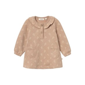 Lil' Atelier Kjole LS Selma Loose Sweat Nougat