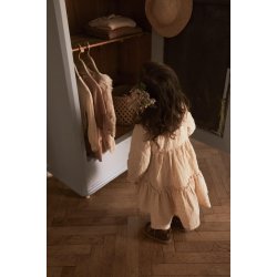 Lil' Atelier Kjole LS Rumina Wood Ash