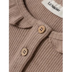 Lil' Atelier Bluse LS Rachel Slim Top Nougat