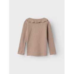 Lil' Atelier Bluse LS Rachel Slim Top Nougat