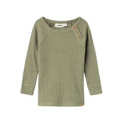 Lil' Atelier Bluse LS Sophio Slim loden Green