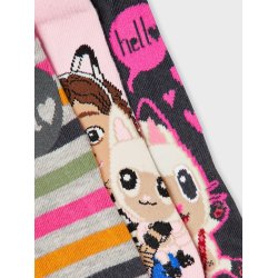 Name It Sokker 3-pak Ambre Gabby Parfait Pink