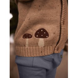 Lil' Atelier Cardigan LS Strik Galto Warm Sand