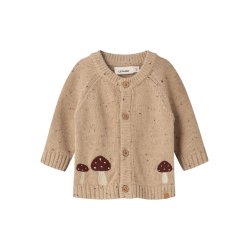 Lil' Atelier Cardigan LS Strik Galto Warm Sand
