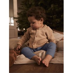 Lil' Atelier Cardigan LS Strik Galto Warm Sand