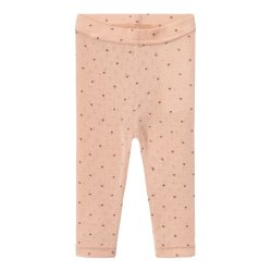 Lil' Atelier Uld Baby Leggins Nava Rugby Tan