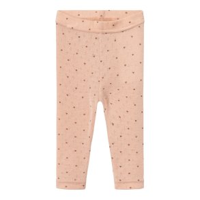 Lil' Atelier Uld Baby Leggins Nava Rugby Tan